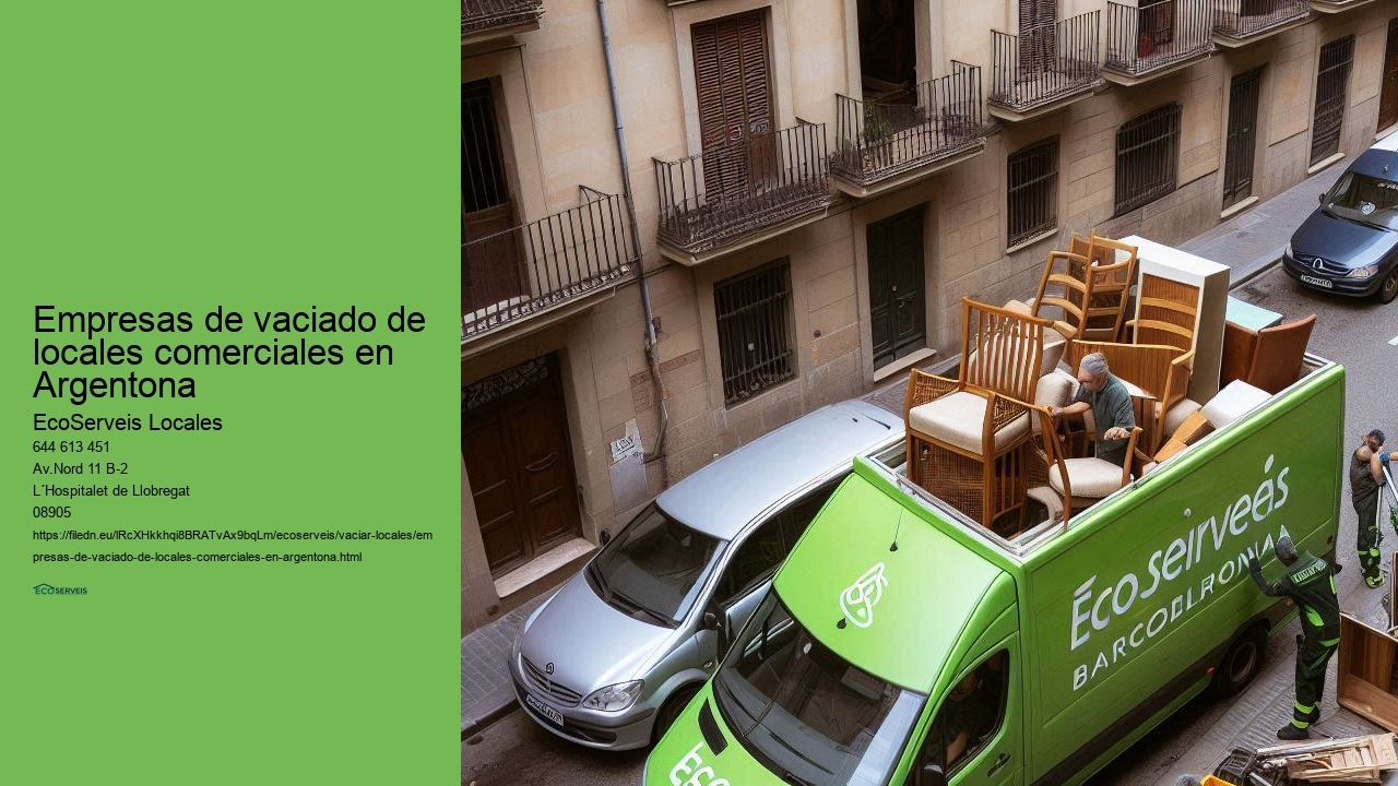Servicios de vaciado de locales comerciales en Argentona para negocios en expansión