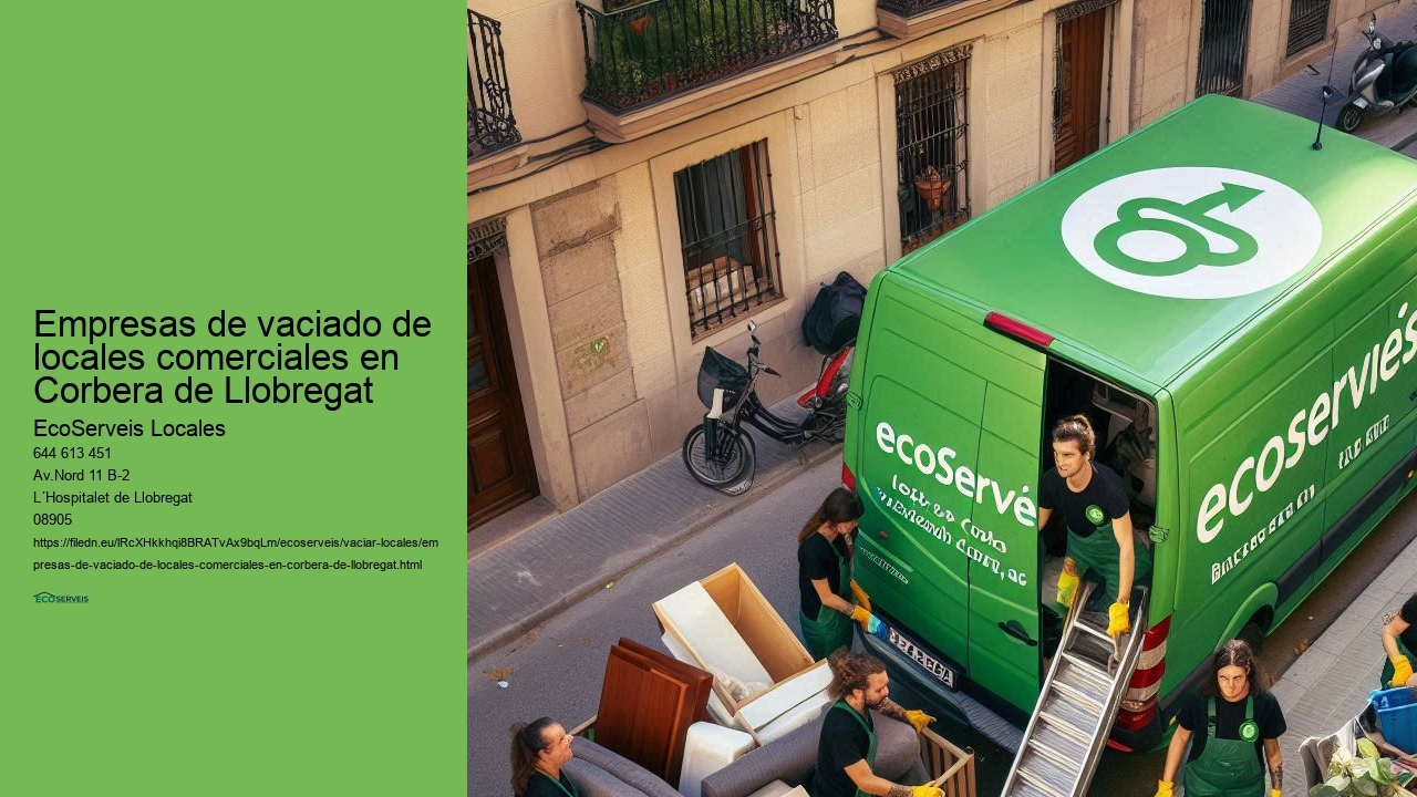 Servicio especializado para restaurantes y bares en locales comerciales de Corbera de Llobregat