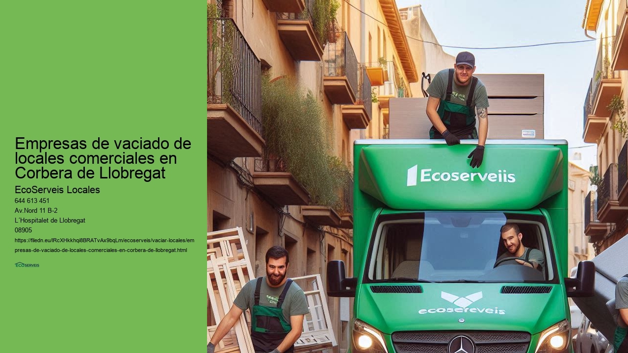 Desmantelamiento de talleres mecánicos y locales comerciales en Corbera de Llobregat