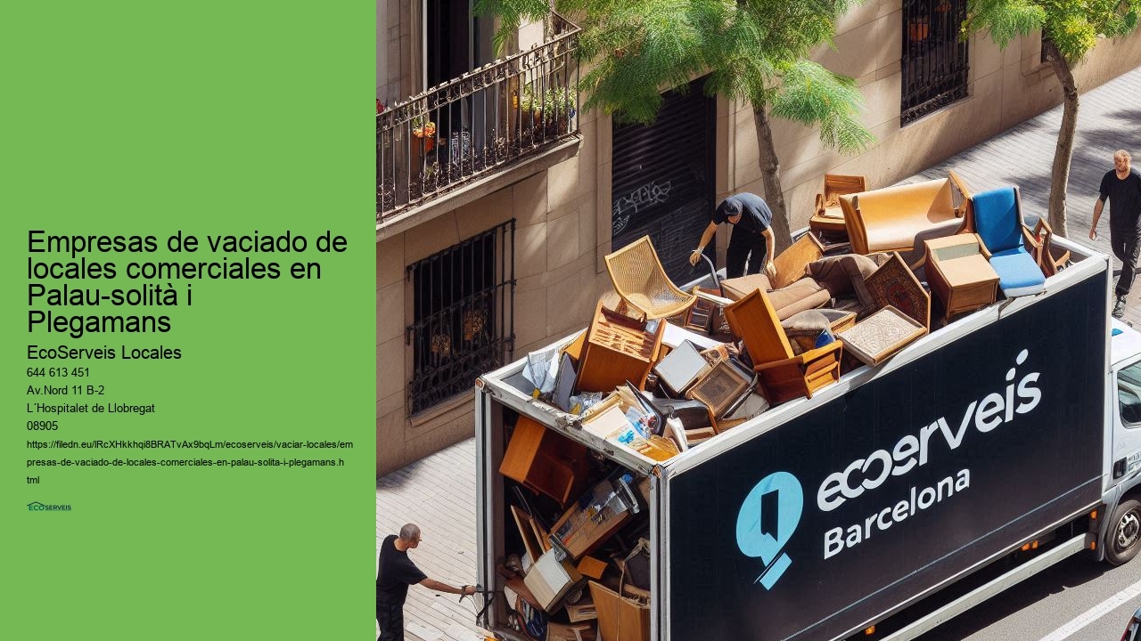 Servicio para venta y renovación de locales comerciales en Palau-solità i Plegamans