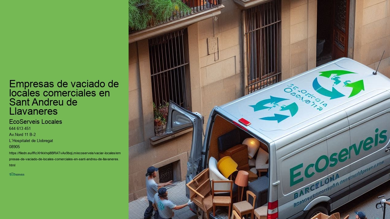 Soluciones confiables para vaciado de locales comerciales en Sant Andreu de Llavaneres