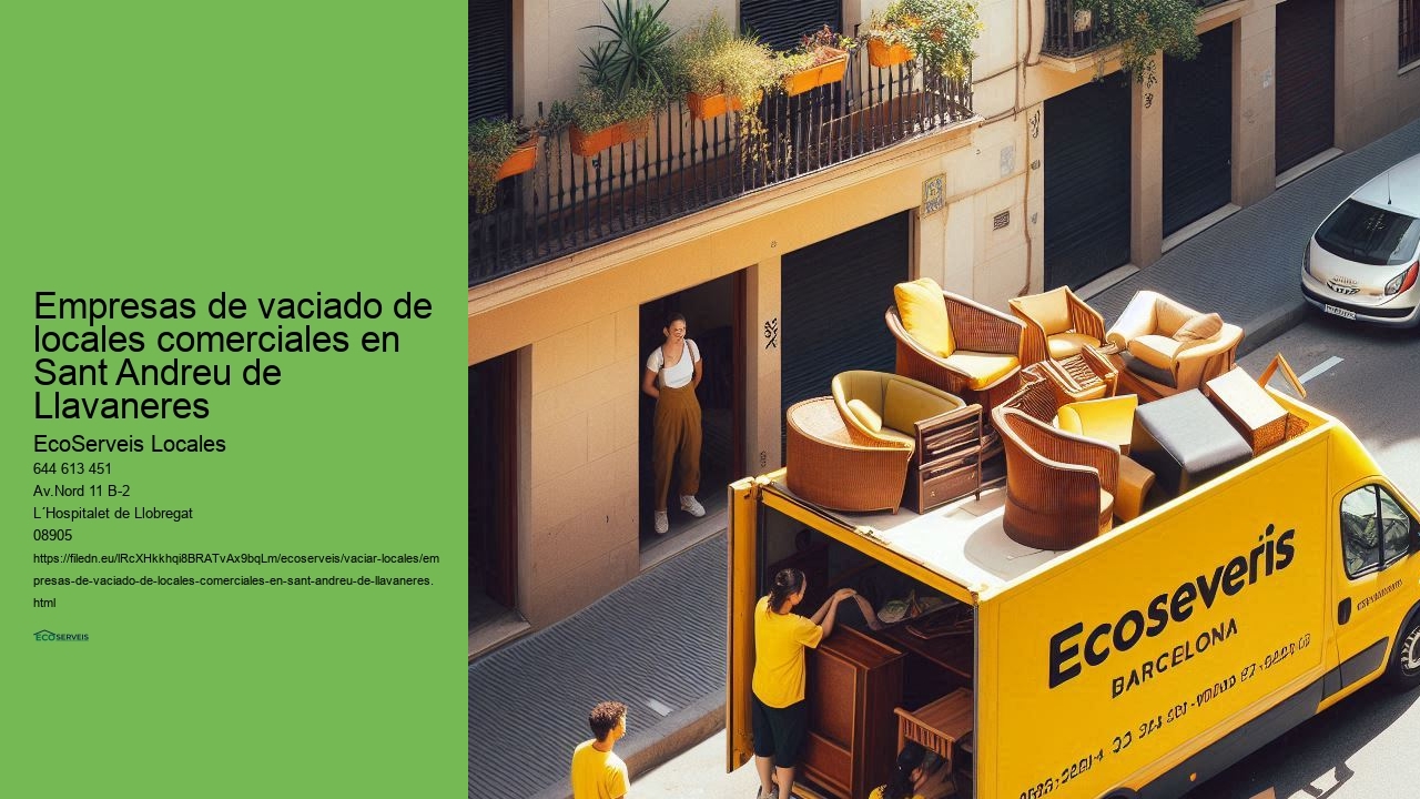 Limpieza eficiente de locales comerciales en Sant Andreu de Llavaneres con métodos sostenibles
