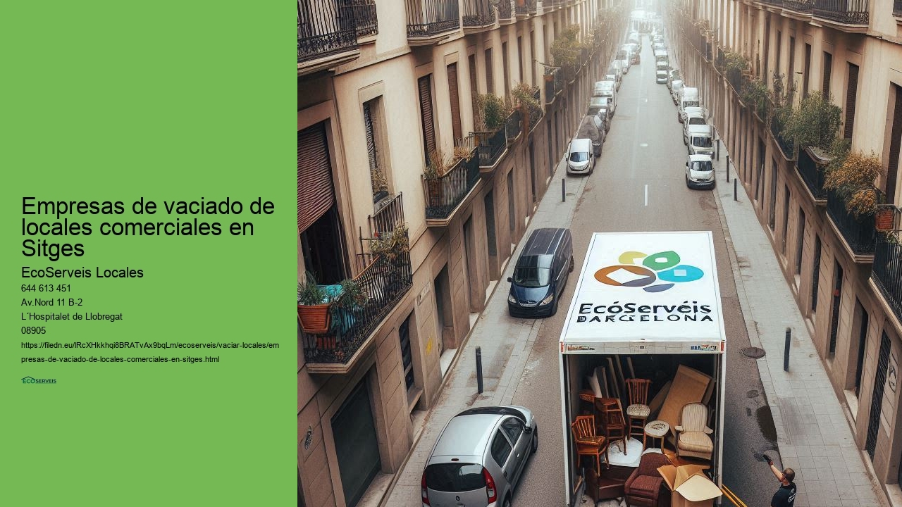Limpieza de locales comerciales en Sitges con enfoque ambiental