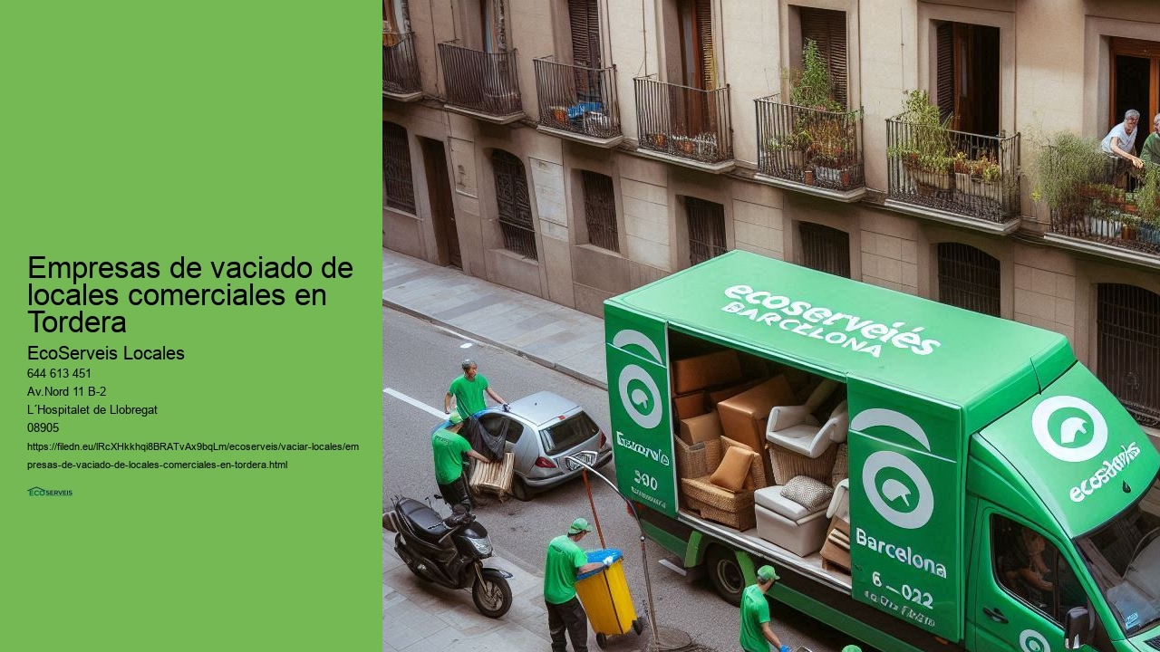 Resultados garantizados en el vaciado de locales comerciales en Tordera